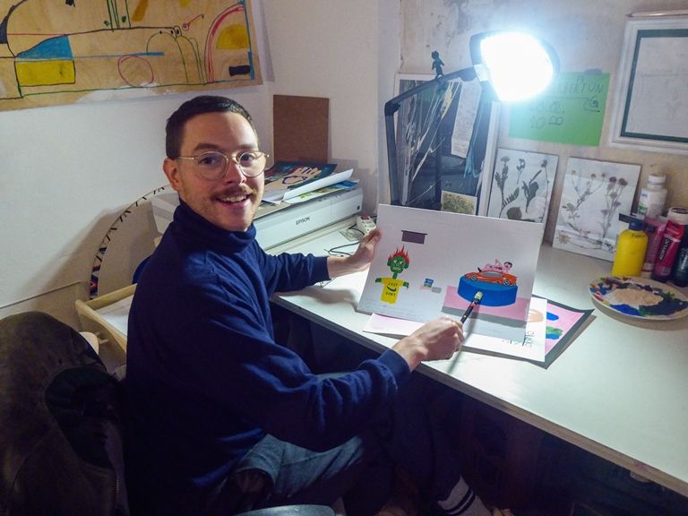 Felix Bork im Studio Coolio