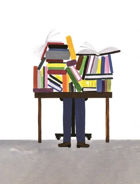 Illustration aus der Büchergilde-Ausgabe von Frohes Schaffen!